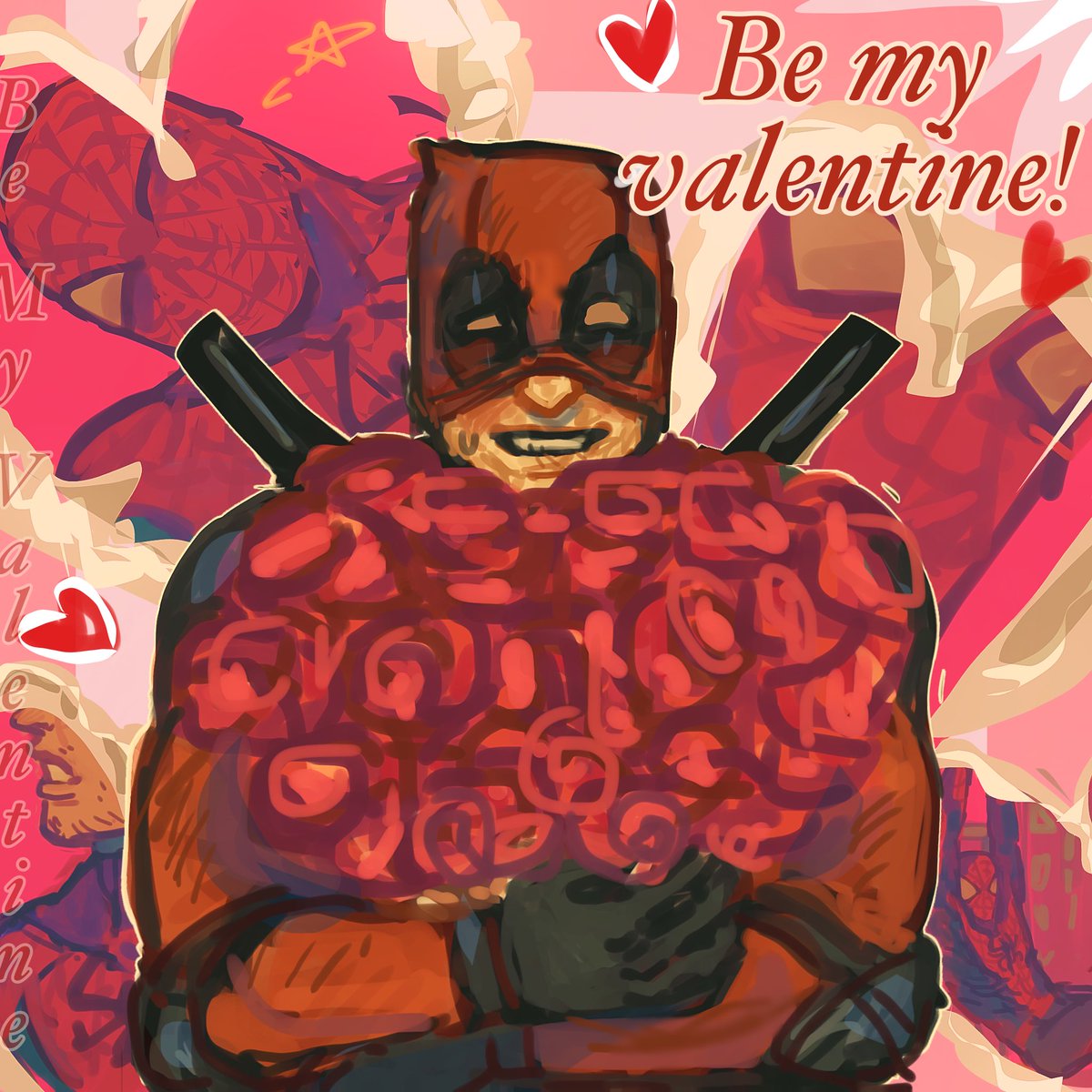 Late but Happy Valentines!! 
#spideypool