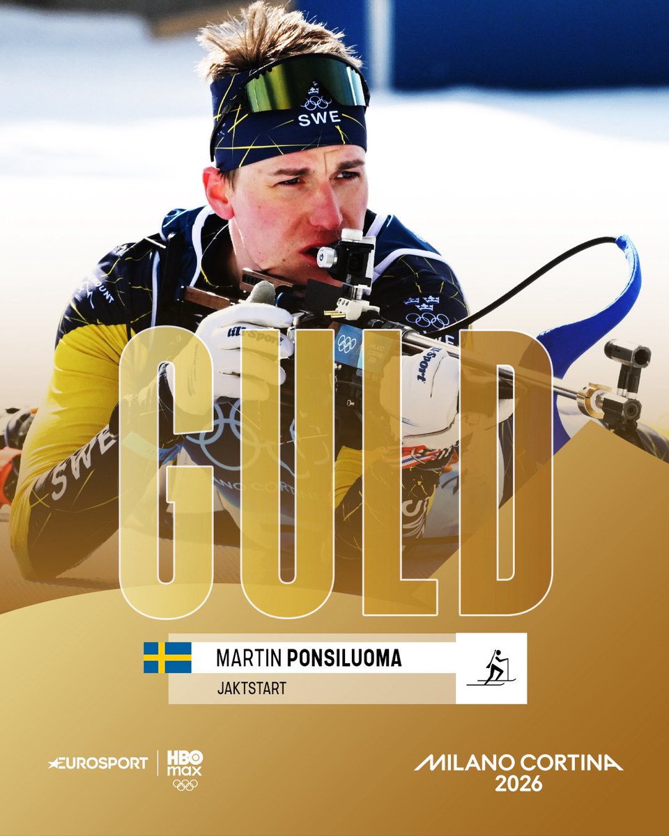 MARTIN PONSILUOMA TAR OS-GULD I JAKTSTARTEN! 🥇🇸🇪