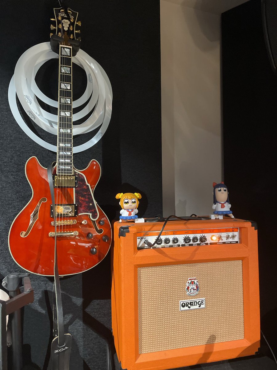 今年初のスタジオでした。今年こそはライブしたい…