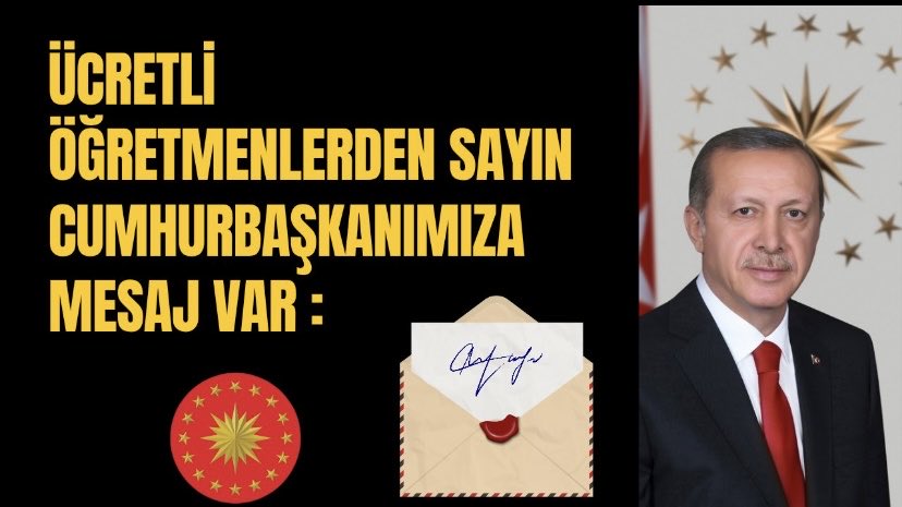 herseybianda's tweet photo. Sayın Cumhurbaşkanım;

❗️Devletimiz yıllardır hizmet emek veren ÜCRETLİ öğretmenlerini görmezden gelmemelidir.

ÜCRETLİ öğretmenler kadroya geçirilmelidir.

@iletisim @tcbestepe @oktay_saral @hasandogan @Akparti @EmineErdogan @_cevdetyilmaz @dbdevletbahceli @tcmeb @memetsimsek https://t.co/gjhb3XQ67q