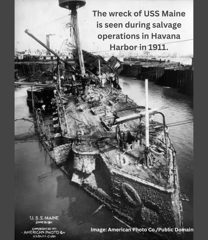 🕯️ Remembering Private William J. Jordan, USMC 🕯️
USS Maine • 1898

As Cuba fought for independence from Spain, the USS Maine was sent to Havana to protect U.S. interests. On Feb. 15, 1898, a massive explosion killed over 250 sailors and Marines.