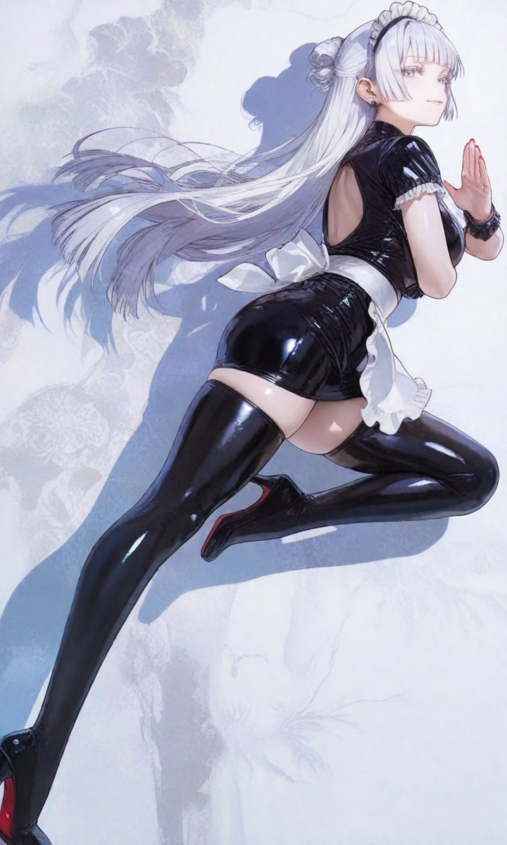 ナユタ - Nayuta #NIKKE #勝利の女神NIKKE #NIKKEfanart Latex Maid