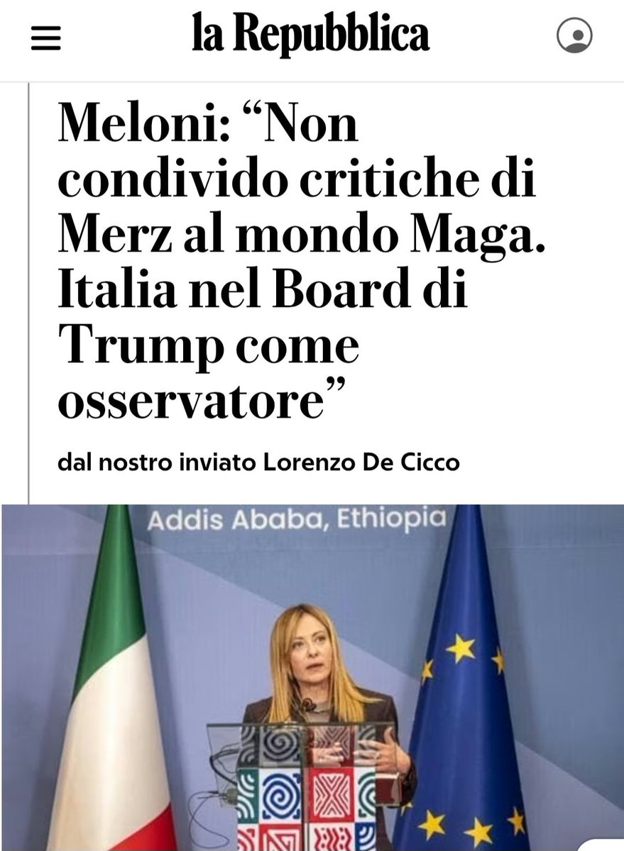 manginobrioches's tweet photo. Qual è esattamente lo status di "osservatore"? Fiancheggiatore? Colluso? Piccola fiammiferaia che non si siede al banchetto? Signorasì senza obbligo di retta? Bella statuina? Reggimoccolo? AggiraCostituzione? "Ma guarda quanto sono #Maga aggratis"?

#boardofpeace #Meloni https://t.co/kGKn4pdFD3