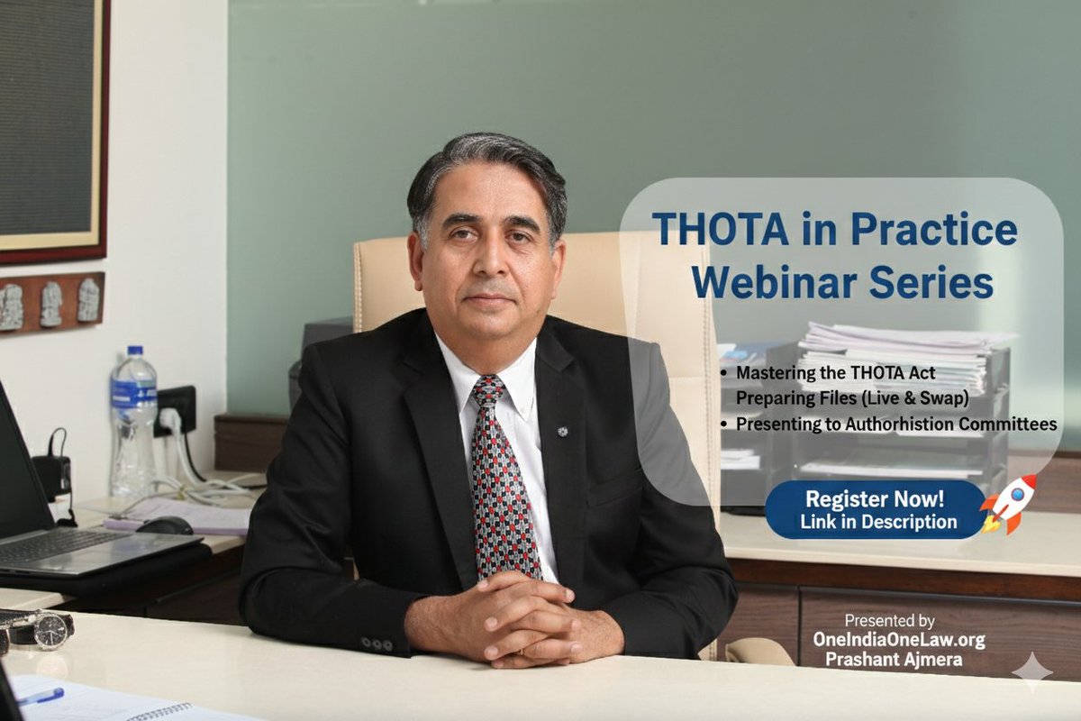 1IndiaOneLaw's tweet photo. THOTA In PRACTICE - Organ Donation Law Webinar Series 📱 *Join Virtually via Zoom*  (This is a hybrid event.)  📷 *Register here:* https://t.co/QzlkbPhEPM
@TransplantPreg1 @WHOSEARO @WHO @TheKidneyWarri1  @IptaPedsTx @NottoIndia @BiharSotto @Jeevandants @SottoGujarat @GoaSotto https://t.co/4hpIMvMviV