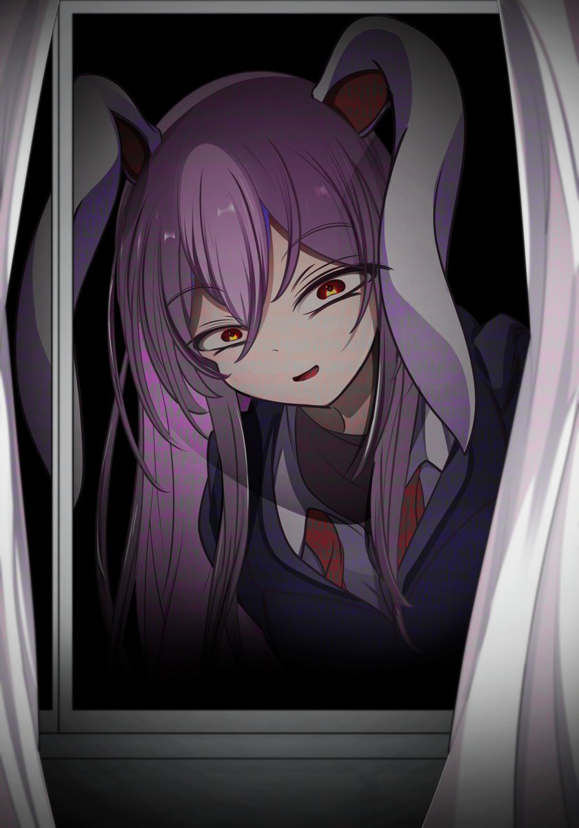 RT @Kna28064212: 窓から見つめるうどんげちゃん