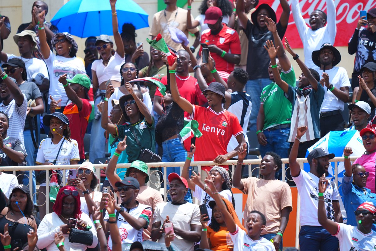 Lovely scenes😍..Indeed Kenya corner is HOME🥳🥳
 #KenyaCornetIsHome #HSBCSVNS2