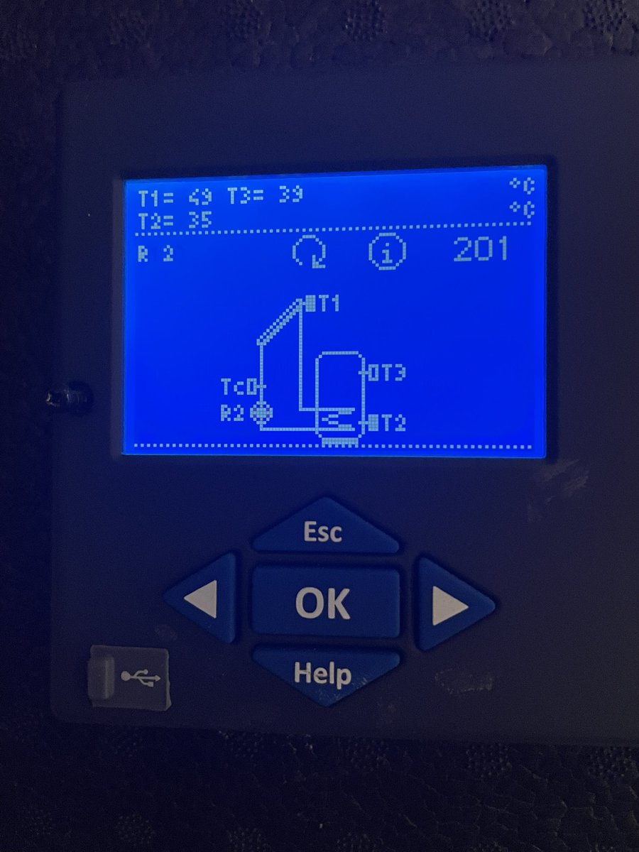 Vriest buiten en winterzon, haalt 50graden warm douchewater binnen 😎