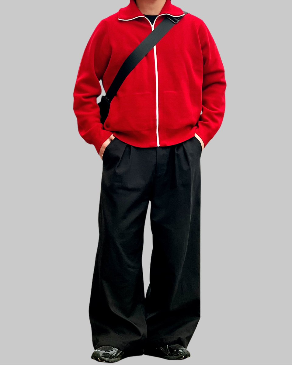 ユニクロCのミラノリブフルジップカーディガンXXLサイズでこんな感じでした