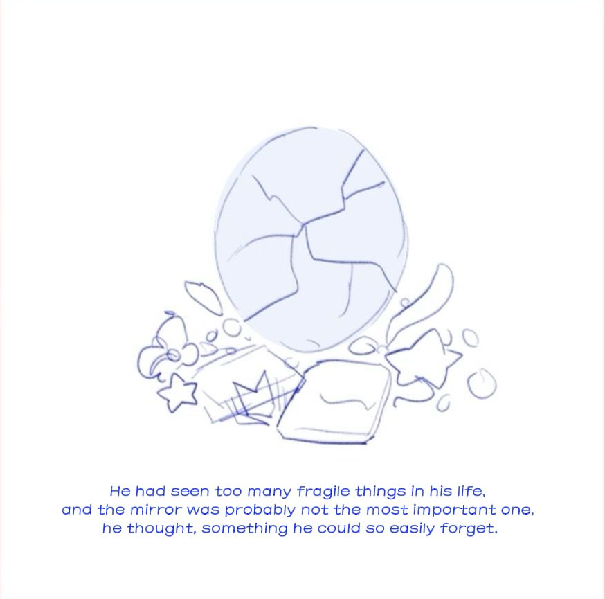 一个关于镜子的故事
英文是机翻可能有点词不达意 
暂时还只有草稿
#opmeg