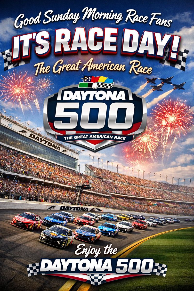 #Daytona500 
<a href="/NASCAR/">NASCAR</a> <a href="/NASCARONFOX/">FOX: NASCAR</a>