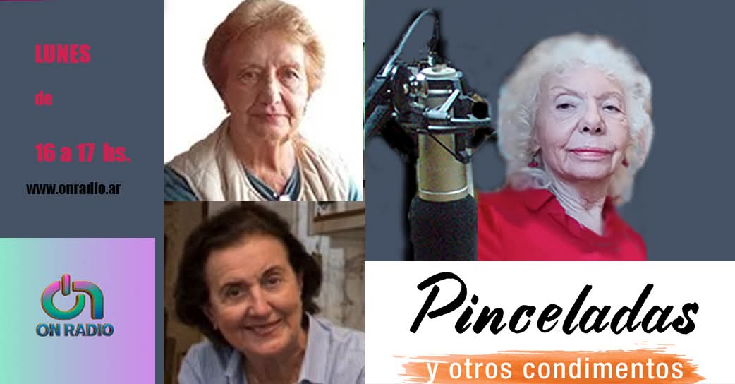 El lunes 16 a las 4 pm hora argentina, la galerista Cecilia Caballero, con la artista Isabel Uboldi y desde Andalucía, el artista y periodista Francisco Arroyo Ceballos, la columnista Laura Feinsilber. Norma D'Ippolito con su reflexión en y en YouTube. <a href="/OnRadioOk/">On Radio</a>