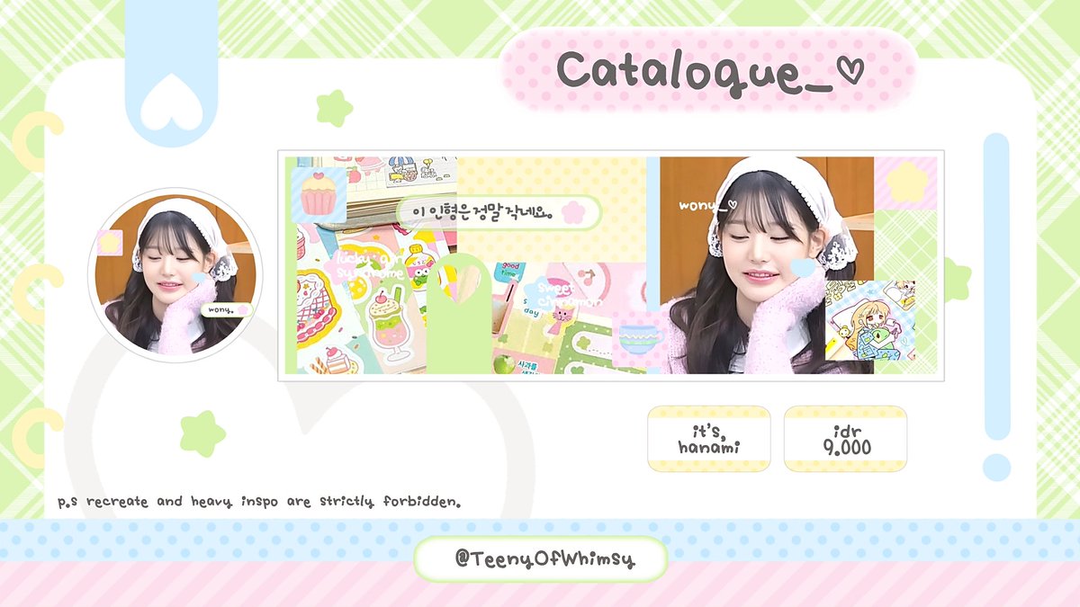 TeenyOfWhimsy's tweet image. hii, mind to help retweet? thankiess #zonauang

🎀🧀☘️ . . . emLOo, kenalan sama tiga anak baruku yuk— namanya &amp;lt; kakigori, hanami, dan kurepu &amp;gt; ;; please let me know kalau ada yang engga aman ✊🏻⭐️

&amp;lt; ♡ &amp;gt; aku juga optip dengan harga special! check ALT and scroll for more ___ n 💨