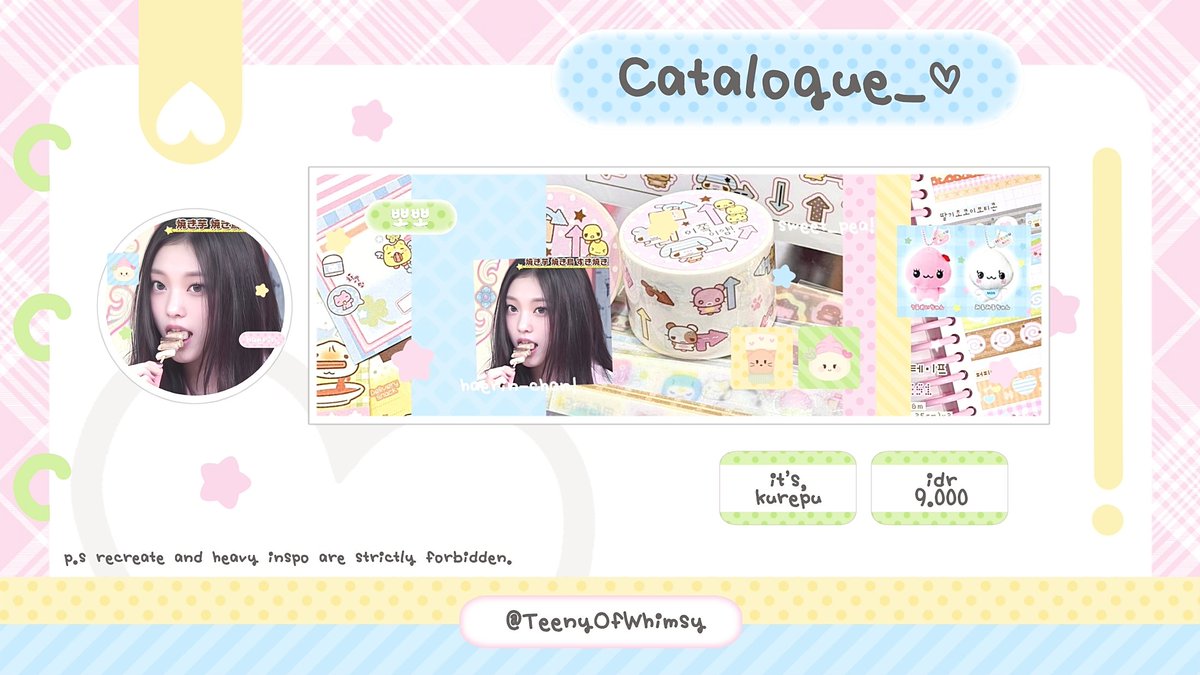 TeenyOfWhimsy's tweet image. hii, mind to help retweet? thankiess #zonauang

🎀🧀☘️ . . . emLOo, kenalan sama tiga anak baruku yuk— namanya &amp;lt; kakigori, hanami, dan kurepu &amp;gt; ;; please let me know kalau ada yang engga aman ✊🏻⭐️

&amp;lt; ♡ &amp;gt; aku juga optip dengan harga special! check ALT and scroll for more ___ n 💨