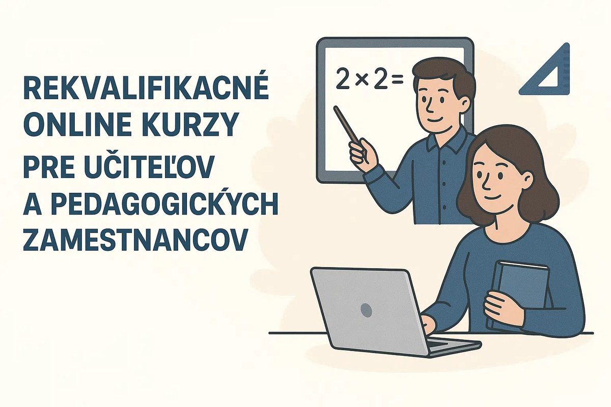 🎓 Ste učiteľ alebo pedagogický zamestnanec a uvažujete o rekvalifikácii alebo rozšírení kvalifikácie? 
V článku sa dozviete:
⭐ Pre koho sú rekvalifikačné online kurzy určené
⭐ Aké oblasti a zručnosti je možné študovať