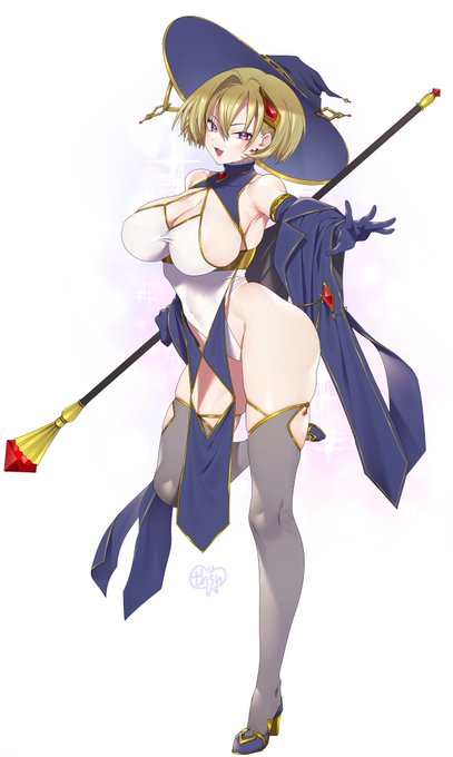 skeb ムチムチ魔導士さん(他人OC) 