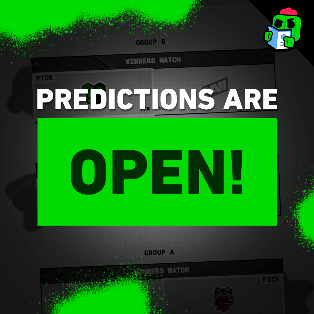 BrawlStarsBTLN's tweet photo. Predictions for the EMEA February Monthly Finals are now open โ
Vote here: https://t.co/uvTWuHnYrq ๐
Live starts in 2h โฐ
#BrawlStars #BCS26