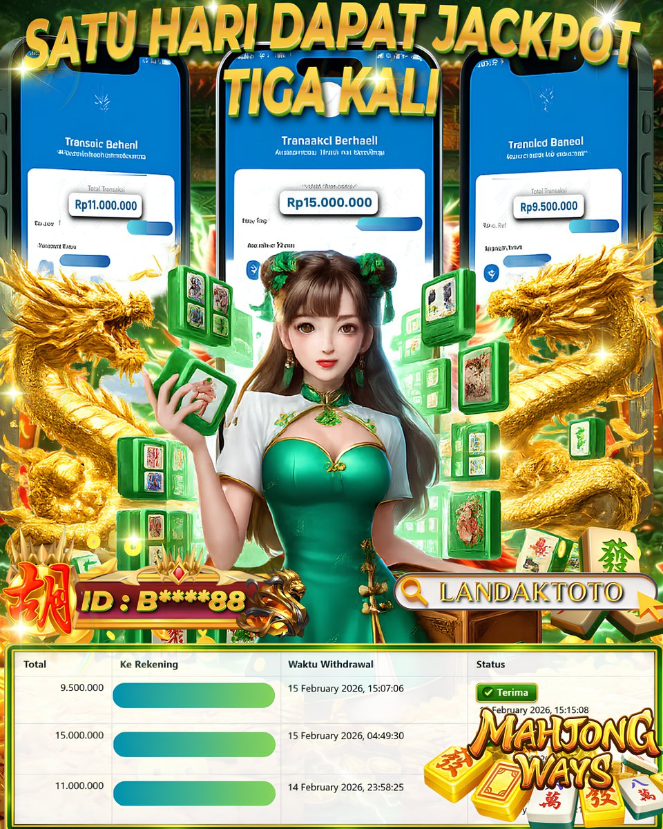 veyysazy's tweet photo. 🔥MAHJONG WAYS LAGII DAN LAGI !!!!🔥
📌Minimal DP   : Rp 10.000
💸 Minimal WD : Rp 25.000
ANTI RUNGKAD , ANTI TIPU-TIPU 🎁
Link DAFTAR VIP : https://t.co/uUwLgDoJqx

#landaktoto #SlotGacor2026 #SlotGacor #maxwin #seputarsemarang #semarang #indonesia #jakarta #pik2 #pik  #gacor https://t.co/FClc0v74Oo