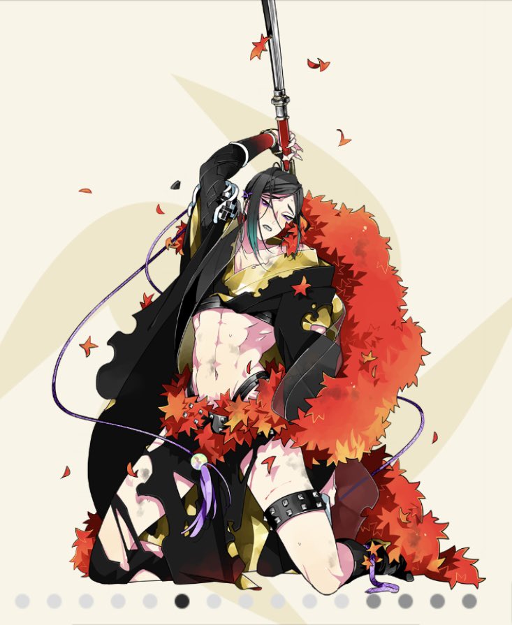 kuro_d890's tweet photo. 負傷時の薙刀たちが好きです https://t.co/VkS1MeAhQG
