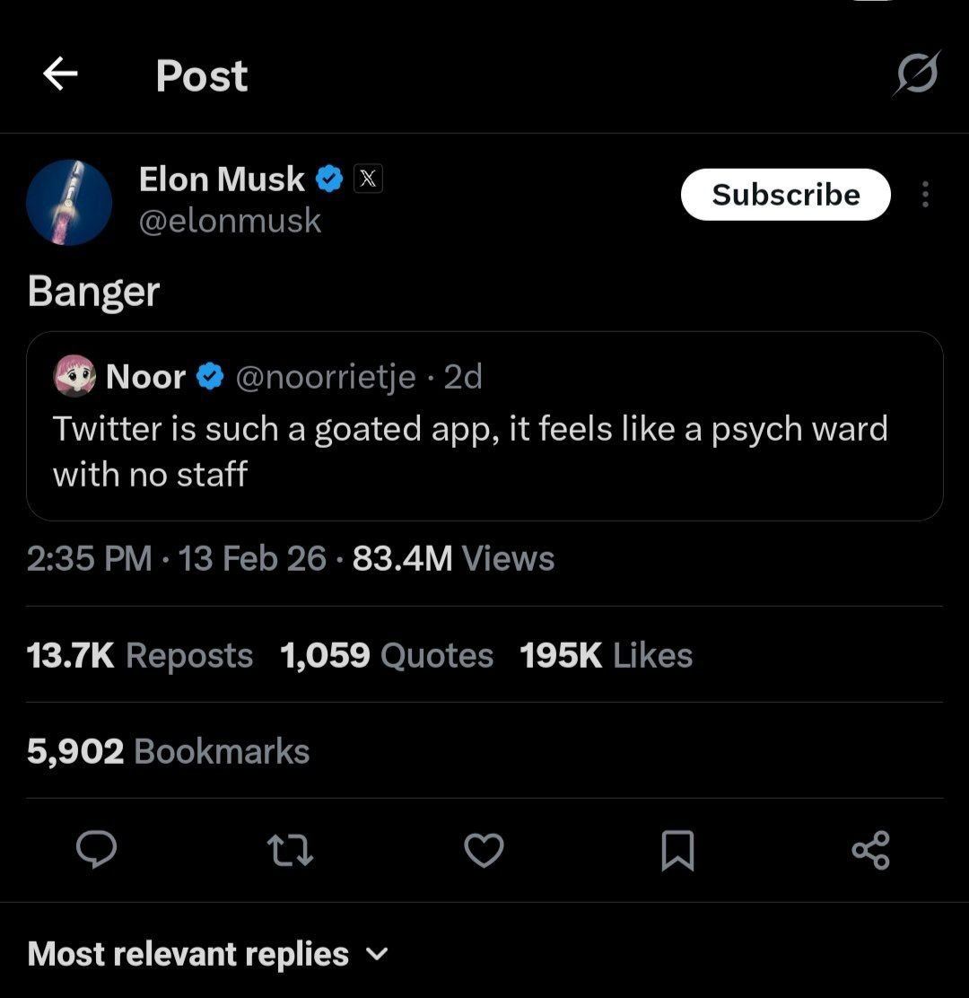 $BANGER OG 3K MC

JDG3svbskCyRS48hPbCTeBE86zsgN9SyamQ8oro7pump

Elon Musk Tweet 👀