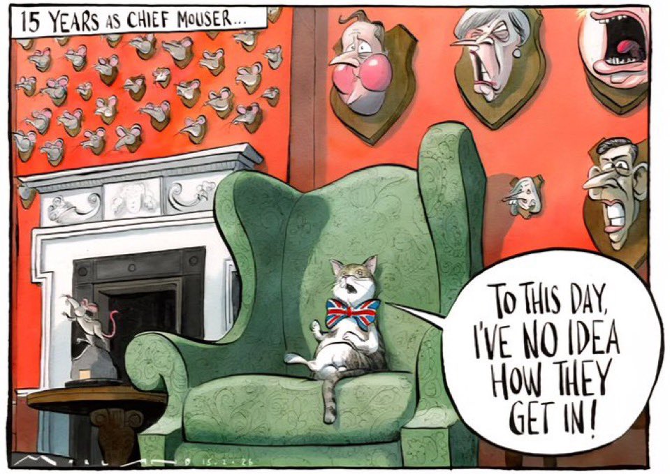 My old pal <a href="/mortenmorland/">Morten Morland</a> has captured my 15th anniversary in Downing Street perfectly