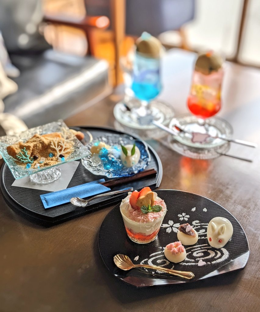 今週末も大変ありがとうございました✨

『波うさぎの苺ティラミス』
『雪解けうさぎのきな粉もち』
今週末は早くも春めいた暖かさで、うさぎの二品がとても人気でした🐇✨
どちらも2月限定となります。

平日は混み合う場合もございますので、お席状況の事前確認をおすすめします☎🍀🐦
#cafeちどり