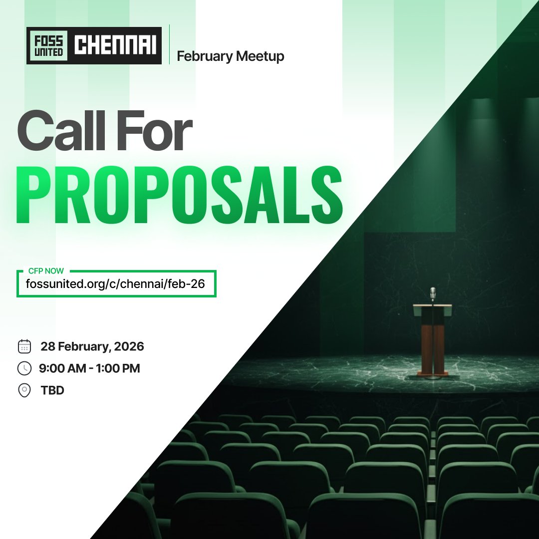 FOSS United Chennai tweet media