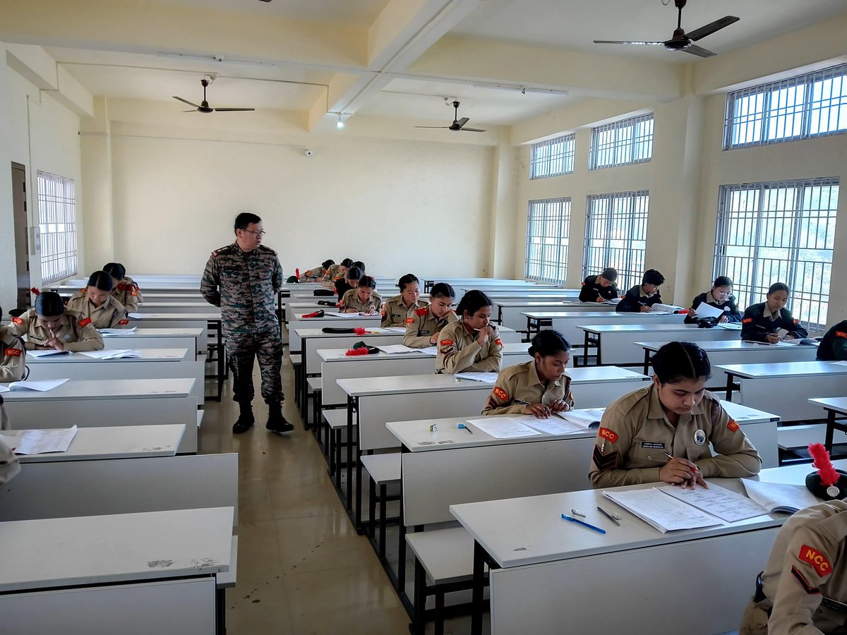 ncc_gp's tweet photo. C Cert Examination (2025-26) for NCC Cadets under the aegis of NCC Group Hq Tezpur was held today at Haflong, Nagoan, Tezpur, Itanagar and Tawang. https://t.co/PHlVDDidoW