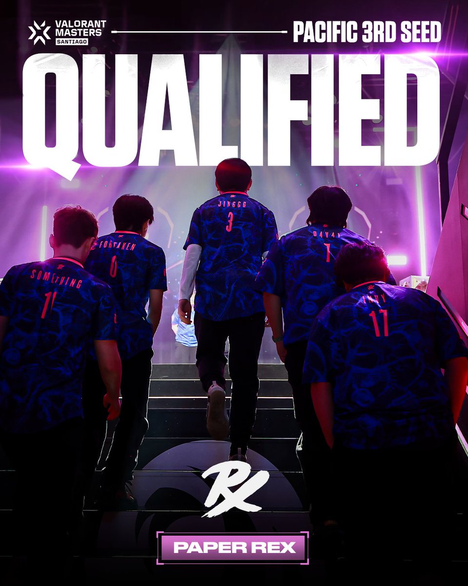 FULL SPEED AHEAD 🚂 This train is bound for Chile. 

Paper Rex battle their way through the lower bracket and clinch the final slot to Masters Santiago!