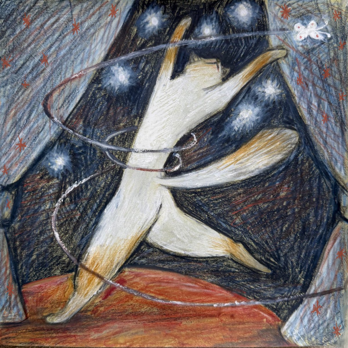 Ca11MeAramis's tweet photo. Dancing with a firefly https://t.co/pTqnE1jTqG