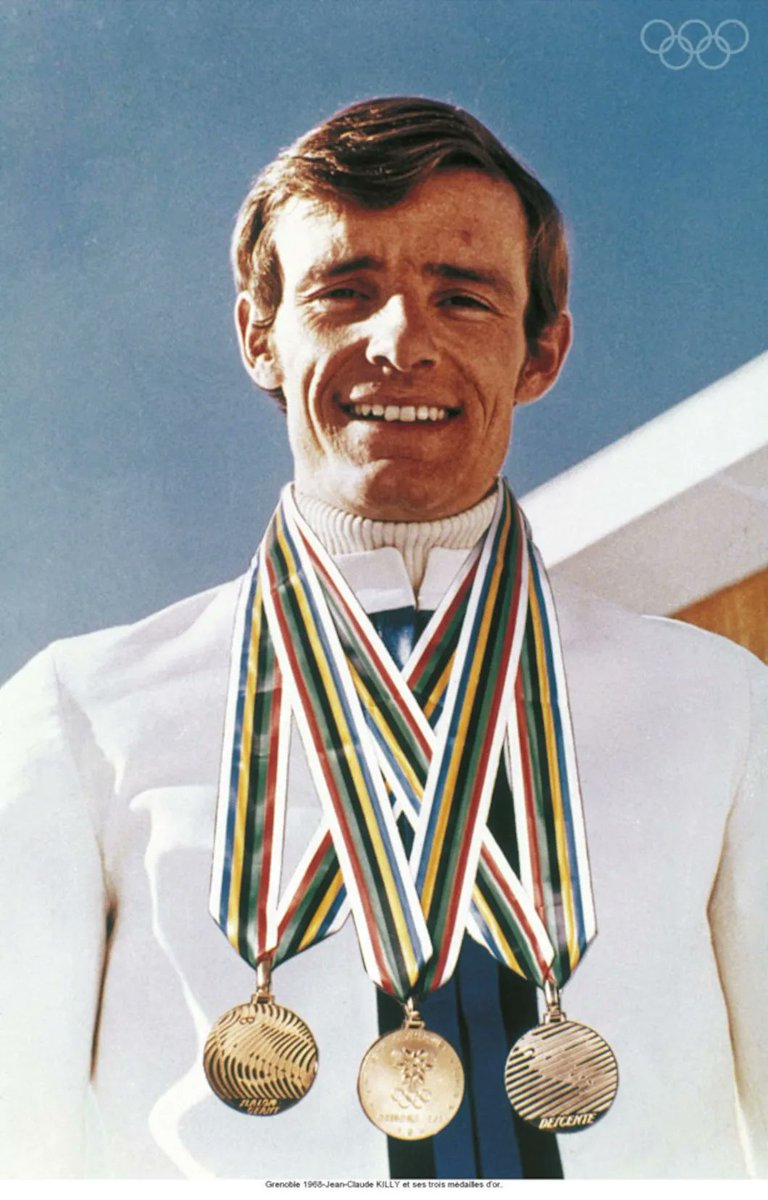 Jean-Claude Killy 🇫🇷, triple medaillé d'or aux JO 1968 de Grenoble.
#MilanoCortinaOlympics2026
#MilanoCortina2026
francebleu.fr/sports/sport-d…