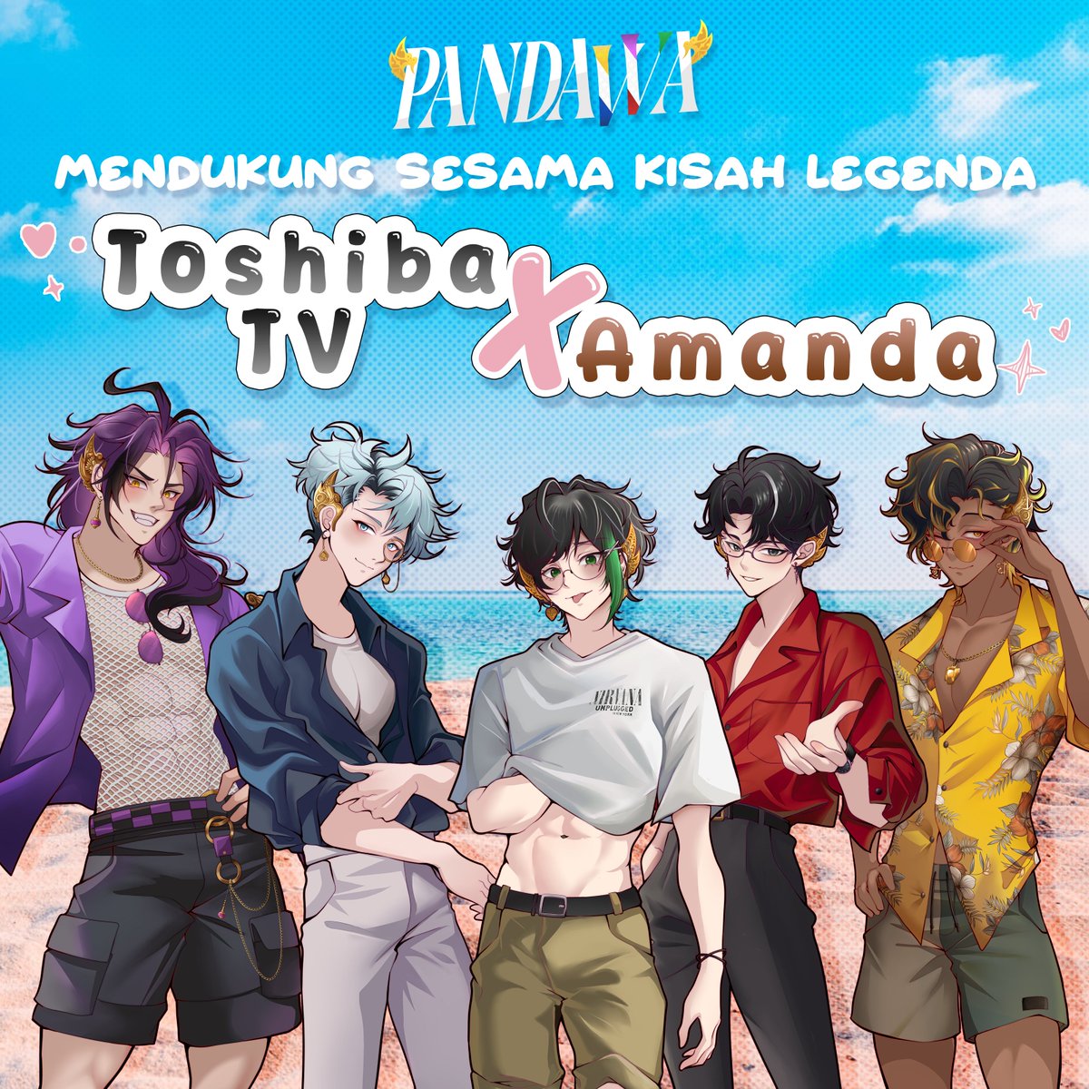 Gak nyangka <a href="/toshibatv_id/">Toshiba TV</a> x @_amandabrownies canon duluan daripada Bagas! 😱 Ini sih mesti dikawal terus sama PANDAVVA sampe ke pelaminan 😩

Ayo tebak-tebakan, member PANDAVVA bakal ngapain ya buat ngawal dua sejoli ini selama beberapa waktu ke depan? 🤔

#AmandArt #ToshibArt