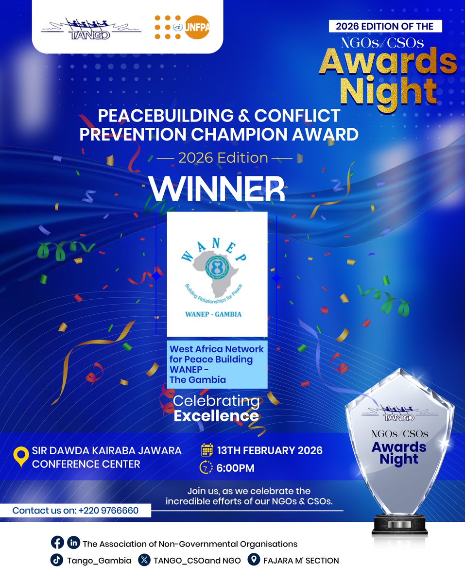 Congratulations <a href="/WanepGambia/">WanepGambia</a>