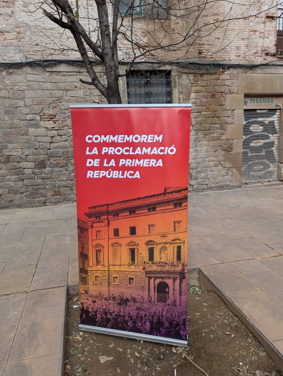 ugtcatalunya's tweet photo. Avui retem homenatge als valors de llibertat i justícia social en l’aniversari de la Primera República🌹

Participem en l’ofrena floral davant la casa de Pi i Margall per recordar a qui va obrir el camí de la democràcia i els drets civils. Memòria per construir futur ✊ https://t.co/9p7SPZqcOs