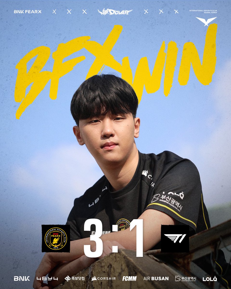 𝟐𝟎𝟐𝟔 𝐋𝐂𝐊 𝐂𝐔𝐏 | 𝐏𝐋𝐀𝐘𝐎𝐅𝐅𝐒 𝐑𝟐 vs T1 

RESULT : VICTORY 

#BNKFEARX #BFXWIN #NODOUBT
