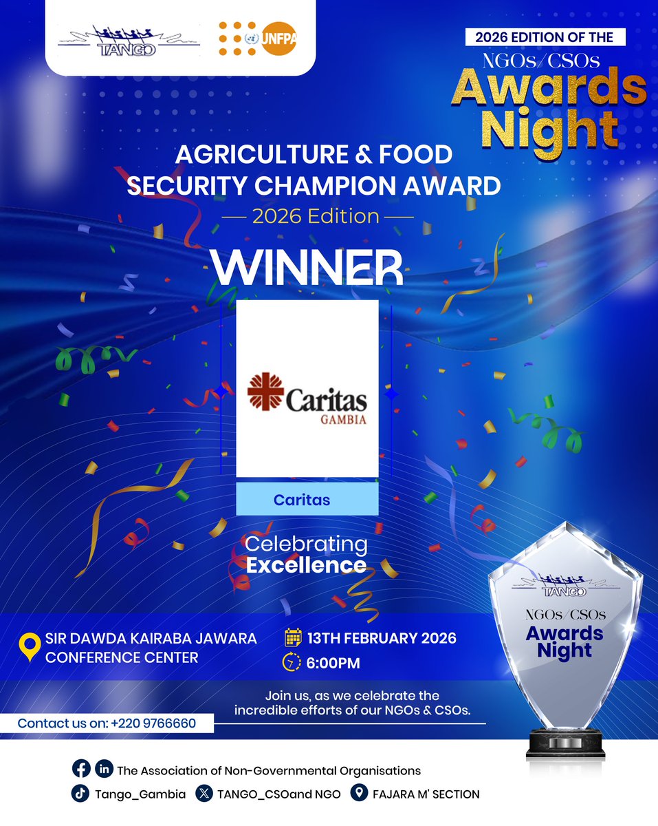 Congratulations @caritastheGambia