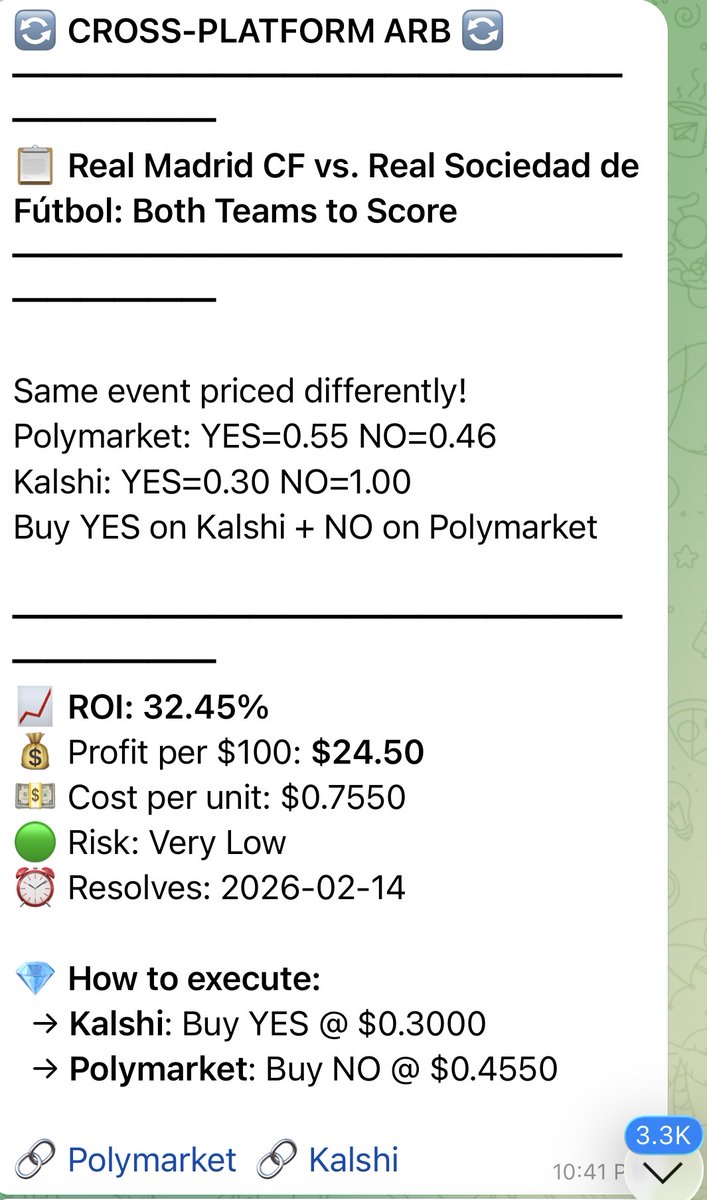Manu_singh_50's tweet photo. One of the most profitable🤑prediction markets strategy is cross platform arbitrage ✅ tracking and trading it guarantees the return only if you act fast as the gap usually gets filled as bots are deployed to track them now , 

If you want to compete against them you need a bot that can compete , that is built considering the speed and time complexity and each line of code, each function , each module is written for better optimisation with deep understanding of what it will do
