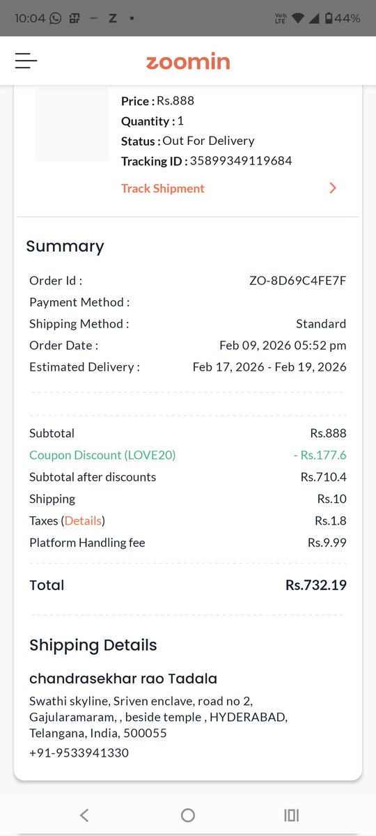 Chandrasekhar Rao tweet media