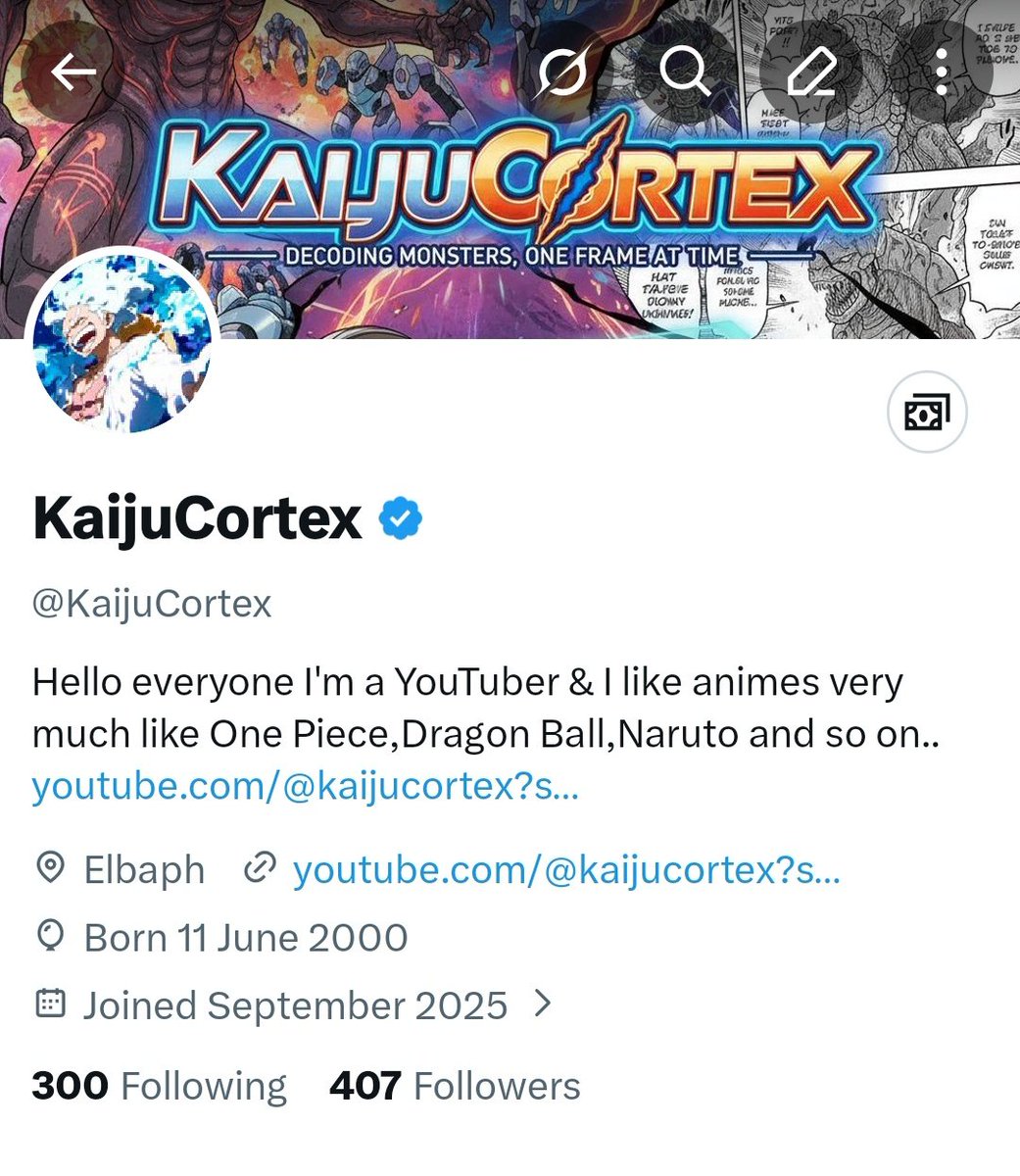 KaijuCortex's tweet image. THANKS FOR 400 ❤️🤝