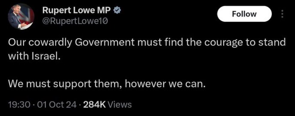 <a href="/RupertLowe10/">Rupert Lowe MP</a> This is some scam to make people support Israel