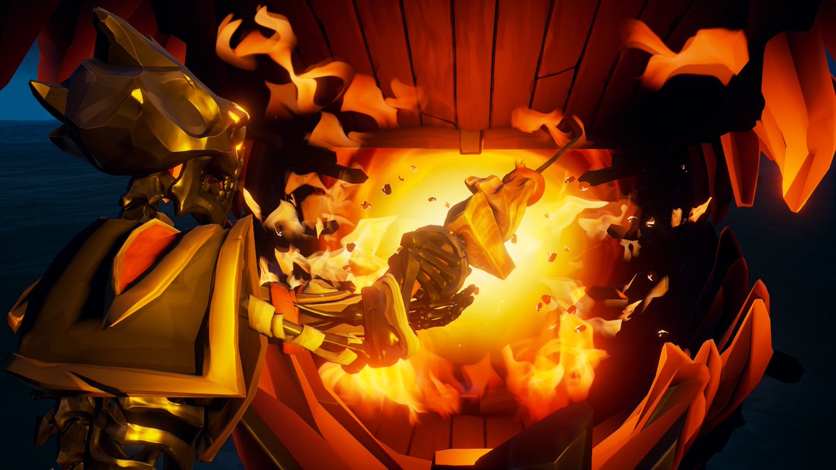 "Chill BBQ" 

Contest Theme: Emissary Antics 

#SoTShot <a href="/SeaOfThieves/">Sea of Thieves</a> #SeaOfThieves