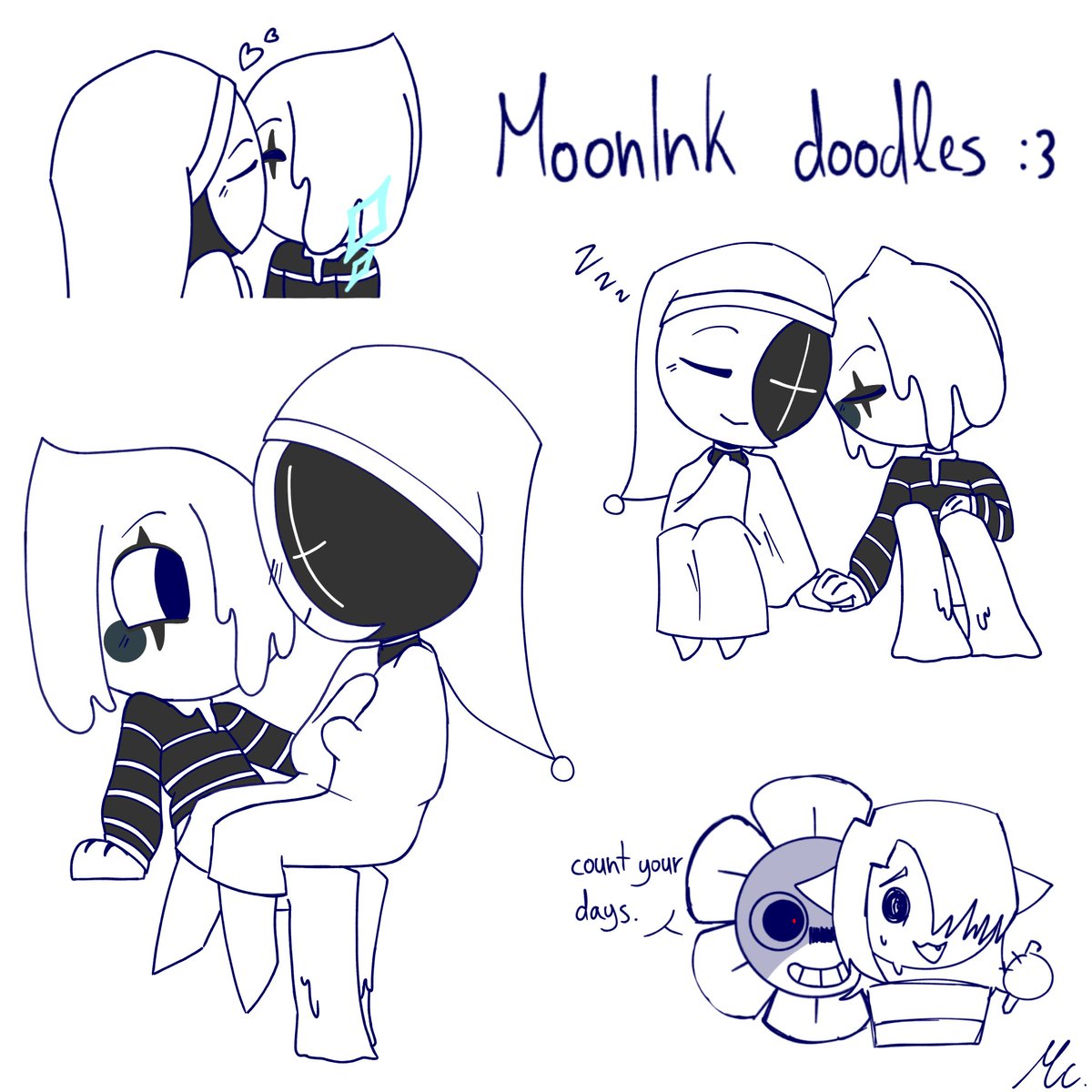mooncactus170's tweet photo. Should've posted this on Valentine's but lowkey forgot oop-
That aside, MoonInk doodles for y'all :3
#dandysworldfanart #dandysworld #moonink #astroxblot #dandysworldastro #dandysworldblot https://t.co/XxJ5Pdgj1D