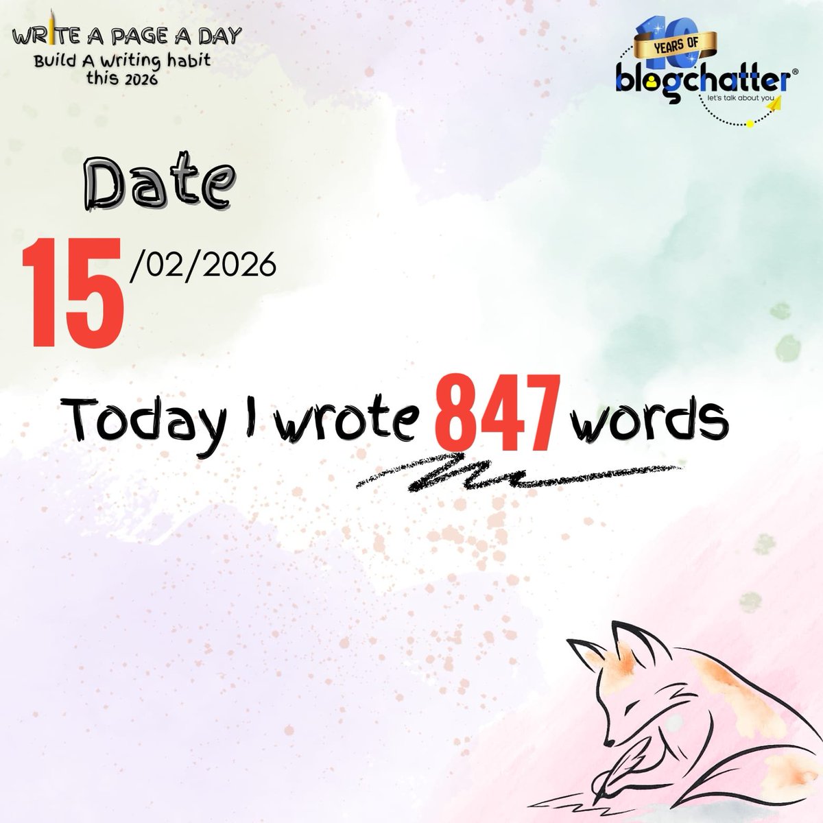 Mayuri6's tweet photo. Sheets, Smiles, and Self-Care: Day 15 of #WriteAPageADay with @blogchatter 

https://t.co/cdqM11gSnE

#MWrites #Sirimiri https://t.co/OuL2gyR4Rn