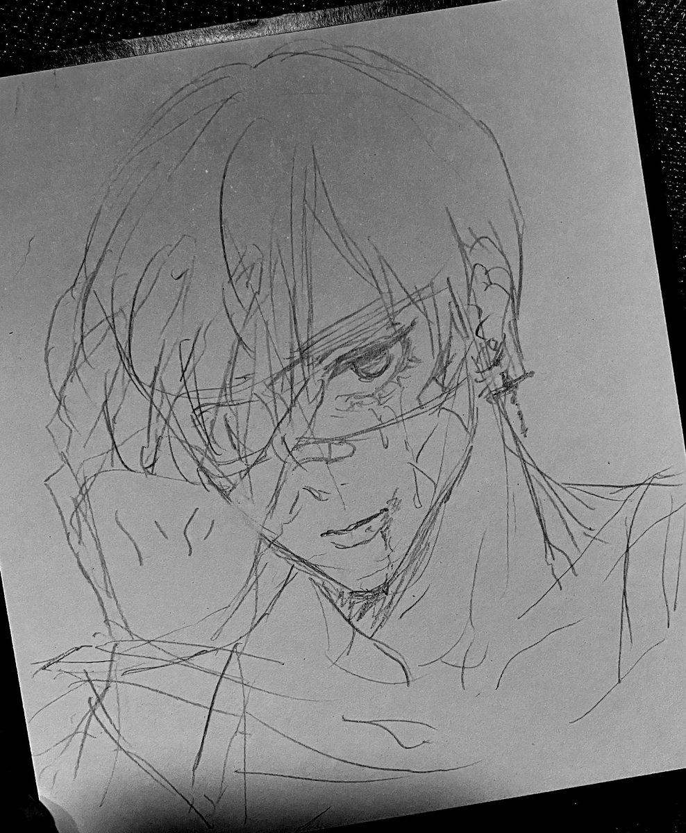 持ってる100均のペンが薄すぎて白飛びする🙄５分ラファ