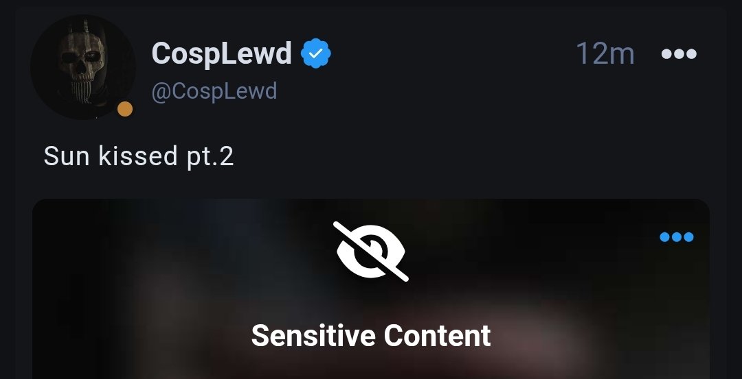 NSFW content every Sunday 
fansly.com/CospLewd