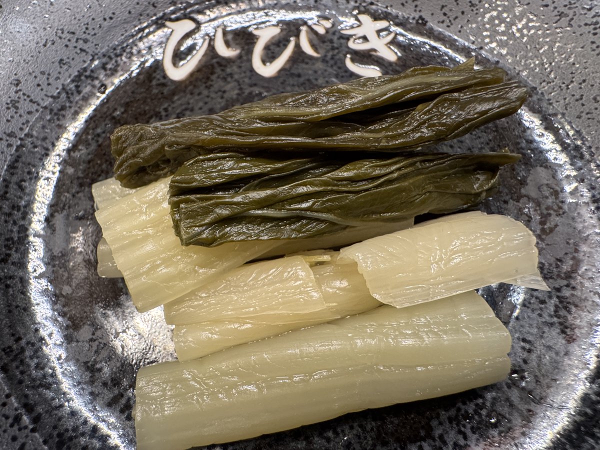 たくさん歩いたご褒美代わりに、東松山のやきとり（かしら味噌だれ）、みそポテト、しゃくし菜漬けで夕食。
都内で埼玉グルメを味わえる店、希少です。

ひびき庵 深川住吉駅店