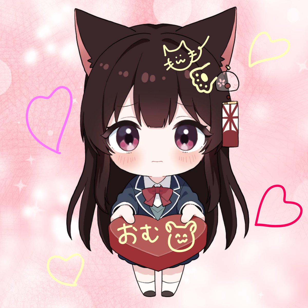 お名前入りチョコ 50人以上受け取りに来てくれて うれしかったですう