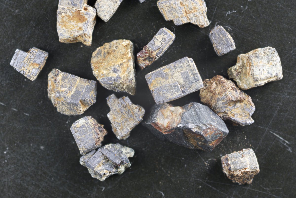 今日は夏樹君について金属鉱物を採りに 紛れもなく方鉛鉱と重晶石だっ