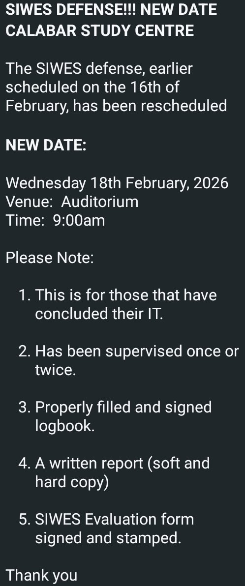 NOUN STUDENT'S UPDATE FORUM (@nounupdate) on Twitter photo 