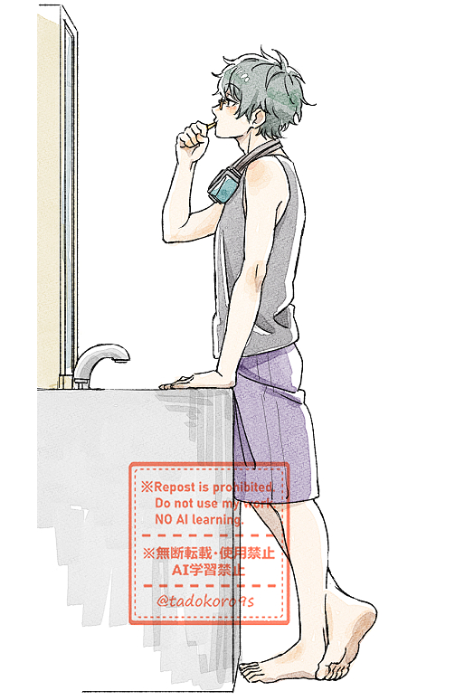 D.Q.O.は共同洗面所かなって思って描いたやつ。