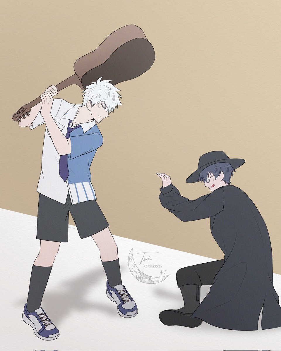 Don't mess with a cat. He will hit you with a guitar

#XiaoGuang